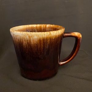 Vintage McCoy Pottery Brown Drip Mug